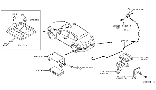 2012 Infiniti EX35 Telephone Diagram