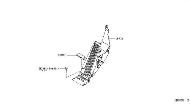 2009 Infiniti EX35 Accelerator Linkage Diagram 3