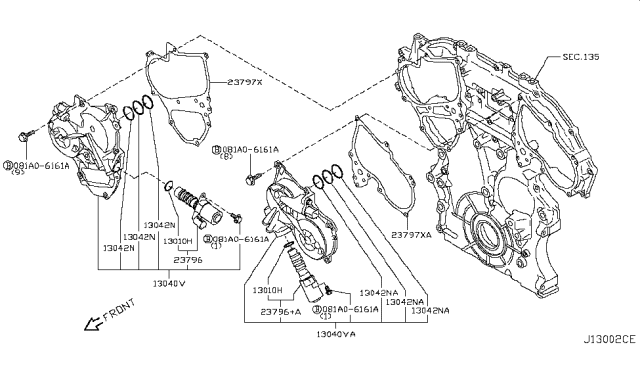 2017 Infiniti QX50 Camshaft & Valve Mechanism Diagram 3