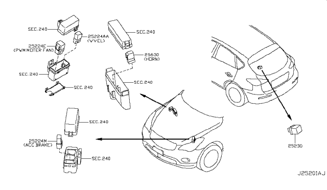 2015 Infiniti QX50 Relay Diagram 2