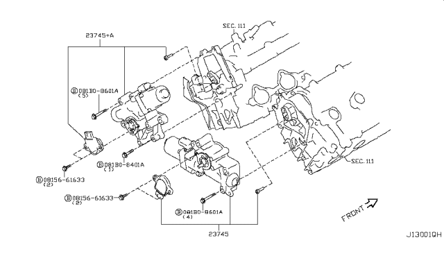 2014 Infiniti QX50 Camshaft & Valve Mechanism Diagram 3