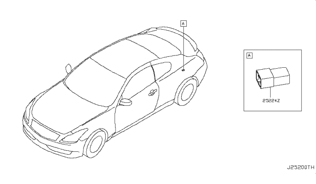 2009 Infiniti G37 Coupe Relay Diagram 3