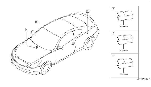 2011 Infiniti G37 Coupe Relay Diagram 2