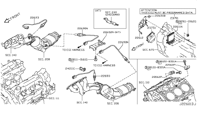 2015 Infiniti Q60 Engine Control Module Diagram