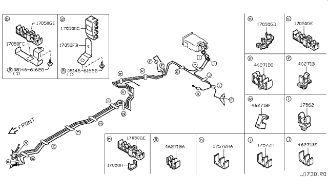 2011 Infiniti G37 Coupe Fuel Piping Diagram 2