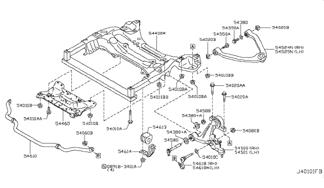 2015 Infiniti Q60 Front Suspension Diagram 1