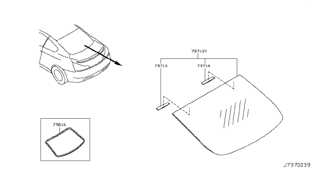 2009 Infiniti G37 Rear Window Diagram