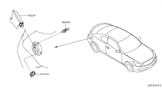 2013 Infiniti G37 Trunk Opener Diagram