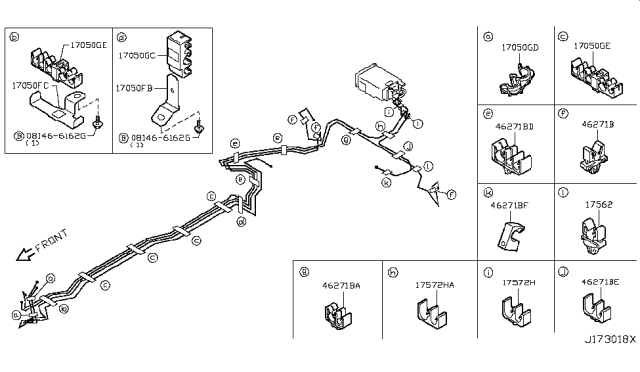 2010 Infiniti G37 Coupe Fuel Piping Diagram 1