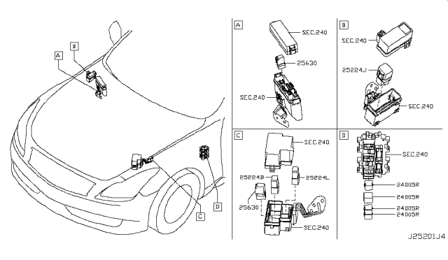 2015 Infiniti Q60 Relay Diagram 1