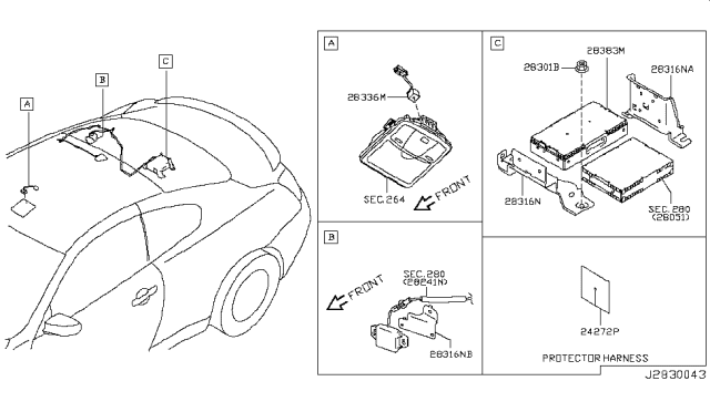 2008 Infiniti G37 Telephone Diagram 2