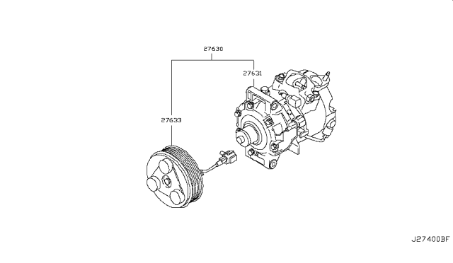 2013 Infiniti G37 Compressor Diagram