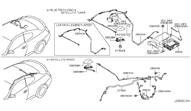 2008 Infiniti G37 Audio & Visual Diagram 4