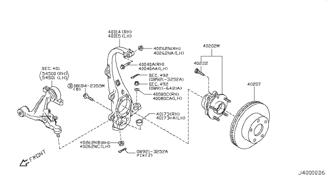 2009 Infiniti G37 Front Axle Diagram 2