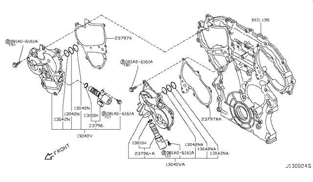 2014 Infiniti Q60 Coupe Camshaft & Valve Mechanism Diagram 4