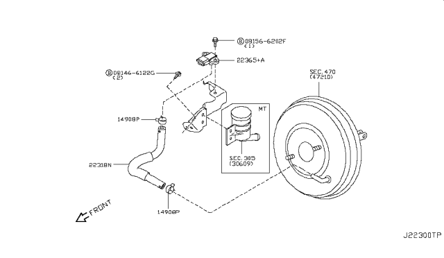 2008 Infiniti G37 Engine Control Vacuum Piping Diagram 3