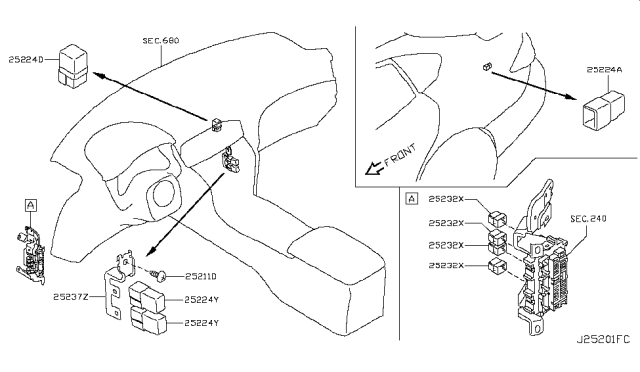 2018 Infiniti Q70 Relay Diagram 4