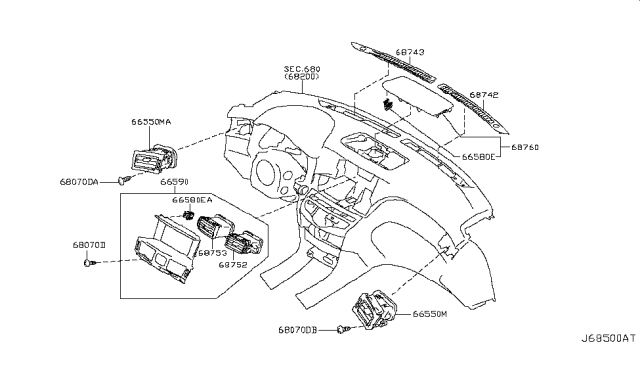 2011 Infiniti M37 Ventilator Diagram