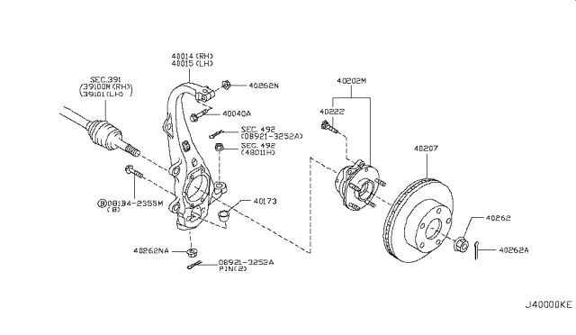 2012 Infiniti M37 Front Axle Diagram 3