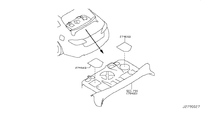 2017 Infiniti Q70L Air Purifier Diagram