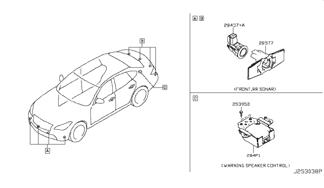 2014 Infiniti Q70 Electrical Unit Diagram 11