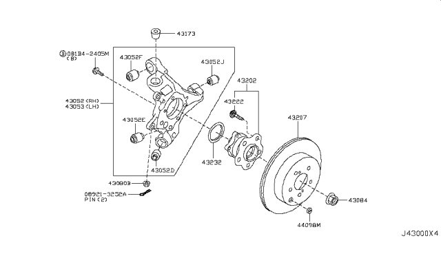 2018 Infiniti Q70L Rear Axle Diagram 3