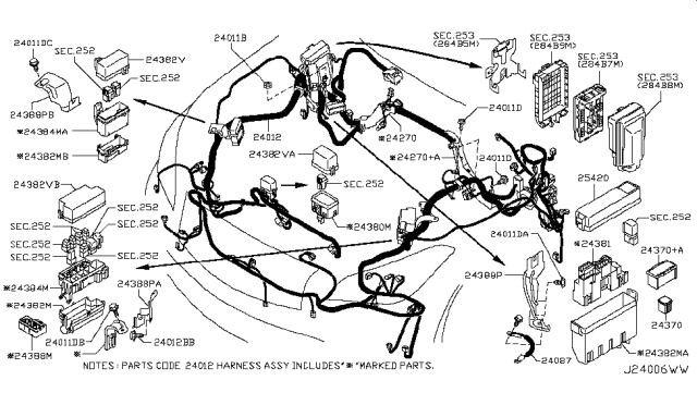 2011 Infiniti M37 Wiring Diagram 11