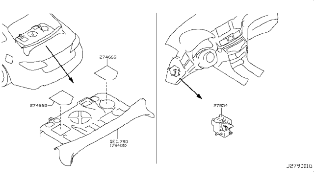 2012 Infiniti M37 Air Purifier Diagram