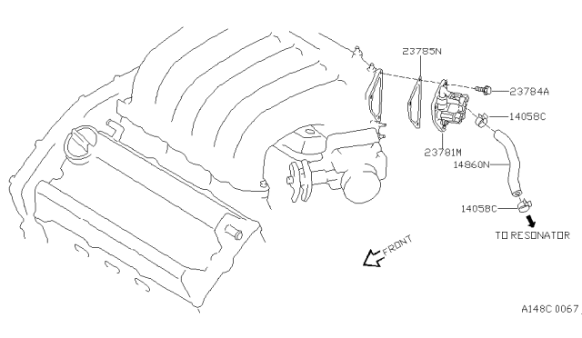 1998 Infiniti I30 Secondary Air System Diagram