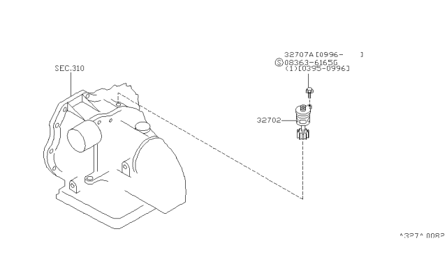 1996 Infiniti I30 Speedometer Pinion Diagram 1