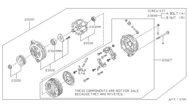 1998 Infiniti I30 Alternator Diagram 1