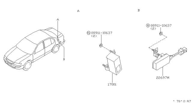 1999 Infiniti I30 Fuel Pump Diagram