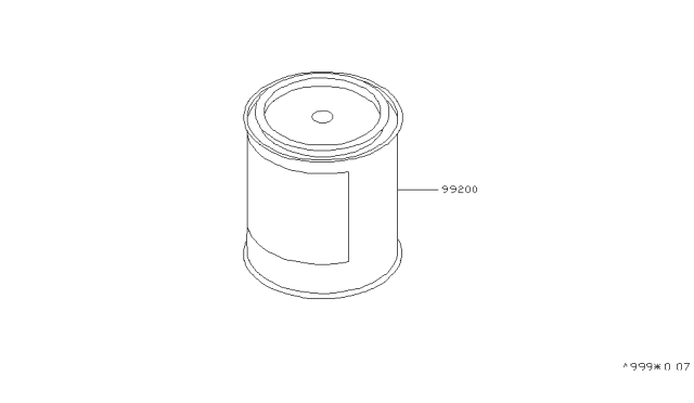 1996 Infiniti G20 Touch Up Paint Diagram