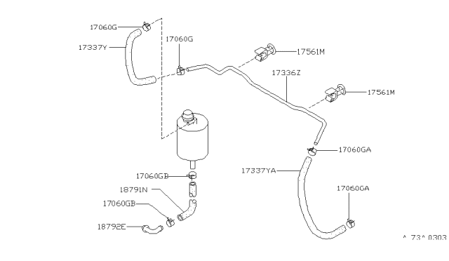 1994 Infiniti G20 Fuel Piping Diagram 3