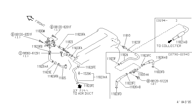 1995 Infiniti G20 Crankcase Ventilation Diagram