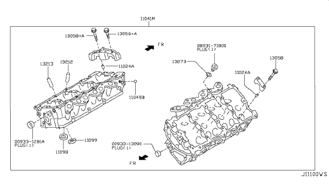 2006 Infiniti M45 Cylinder Head & Rocker Cover Diagram 5