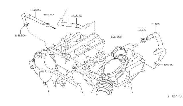 2008 Infiniti M35 Crankcase Ventilation Diagram 2