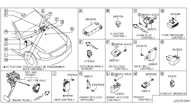 2007 Infiniti M35 Electrical Unit Diagram 6