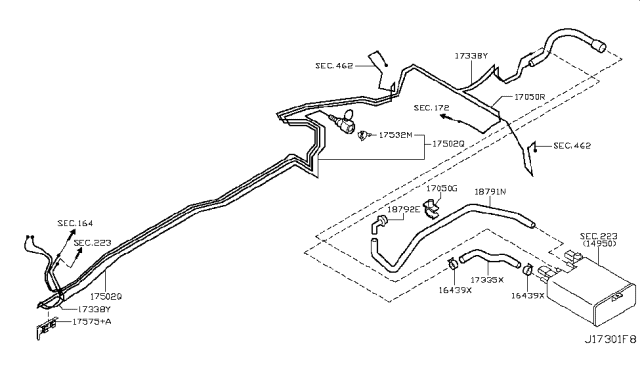 2010 Infiniti M35 Fuel Piping Diagram 8