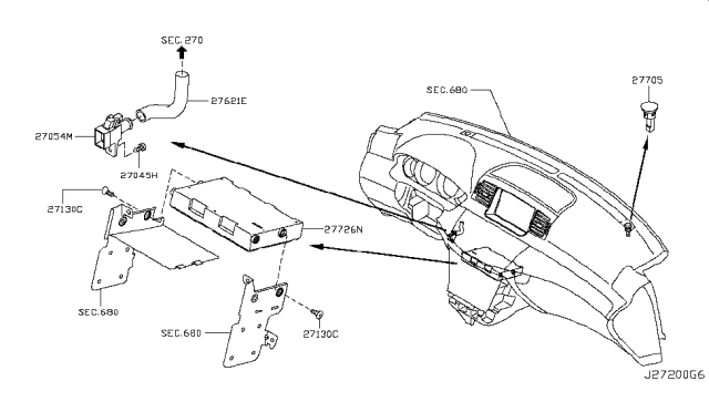 2006 Infiniti M45 Control Unit Diagram 1