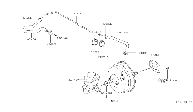 2006 Infiniti M45 Brake Servo &             Servo Control Diagram 1