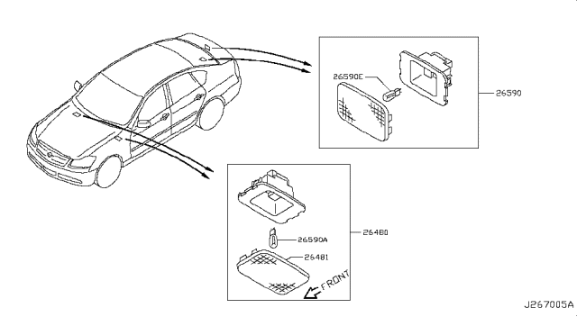 2007 Infiniti M35 Lamps (Others) Diagram