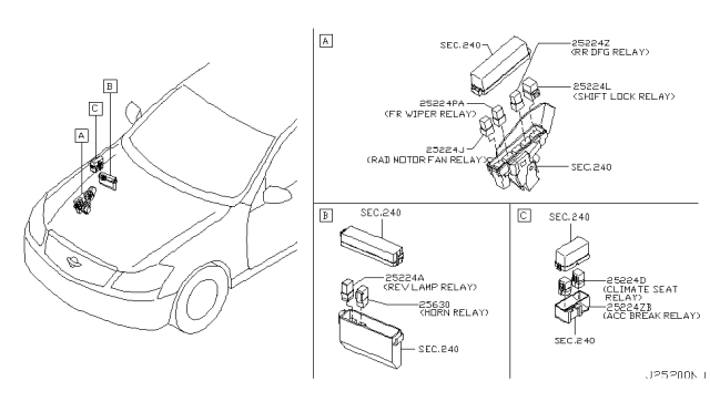 2007 Infiniti M35 Relay Diagram 2