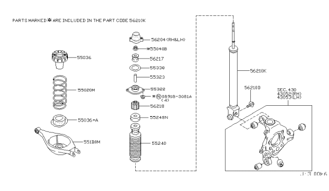 2006 Infiniti M45 Rear Suspension Diagram 4