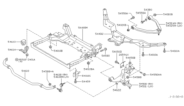 2006 Infiniti M45 Front Suspension Diagram 2