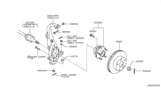 2009 Infiniti M35 Front Axle Diagram 3