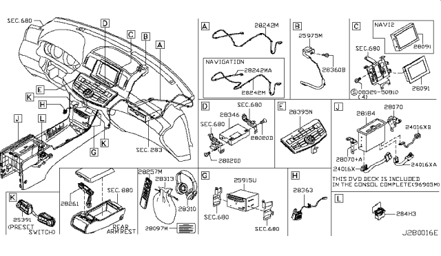 2009 Infiniti M35 Controller Assy Diagram for 25915-1DV9C