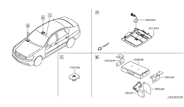 2007 Infiniti M35 Telephone Diagram 1