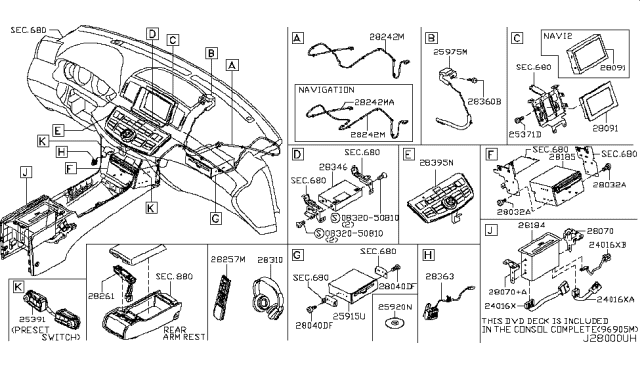 2006 Infiniti M45 Screw Diagram for 01141-N5071