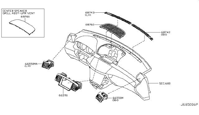 2009 Infiniti M45 Ventilator Diagram